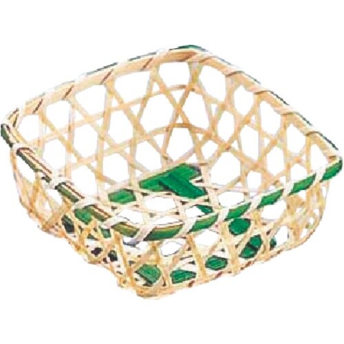 TKG 竹製 珍味籠(10個入) 3088 ミニ角