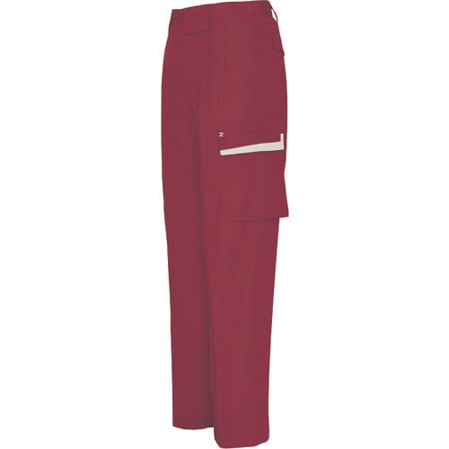 アイトス カーゴパンツ(2タック) ワインレッド×