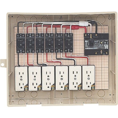 未来 屋外電力用仮設ボックス (漏電しゃ断器・分岐