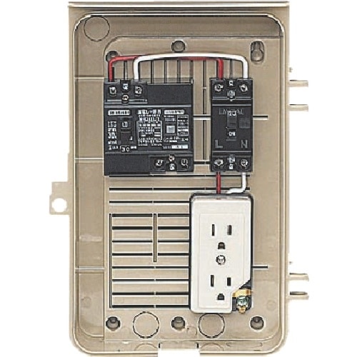 未来 屋外電力用仮設ボックス (漏電しゃ断器・分岐