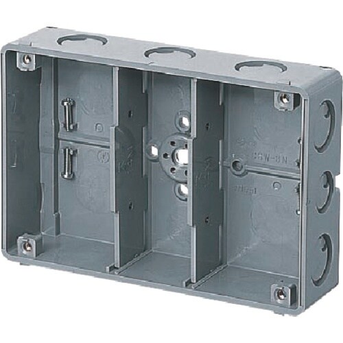 未来 埋込スイッチボックス (塗代無) プラスチッ