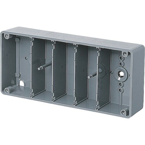 未来 埋込スイッチボックス (塗代無) プラスチッ