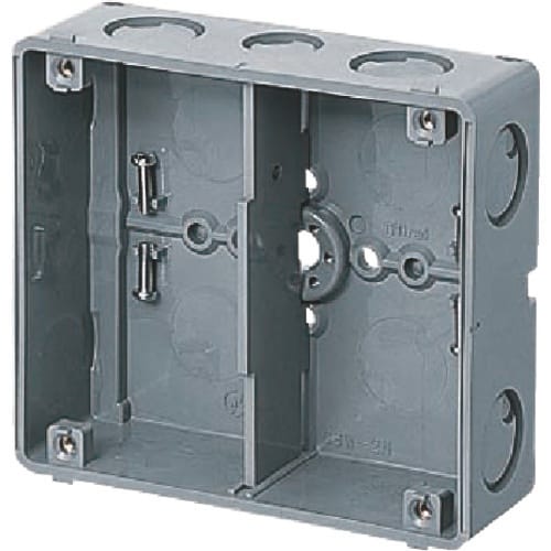 未来 埋込スイッチボックス (塗代無) プラスチッ