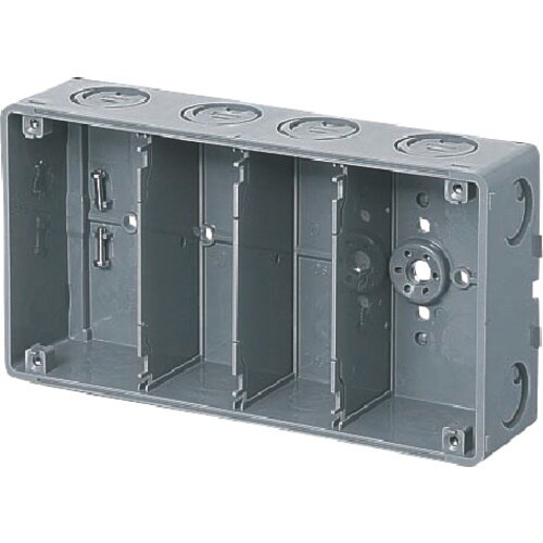 未来 埋込スイッチボックス (塗代無) プラスチッ