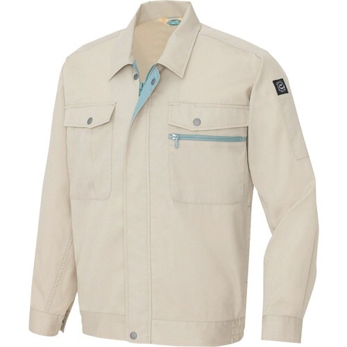 アイトス 長袖サマーブルゾン(男女兼用) ベージュ