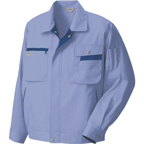 アイトス 長袖サマーブルゾン ミストバイオレット×