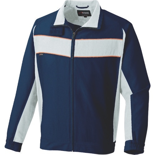 アイトス 長袖ブルゾン(男女兼用) ディープネイビ