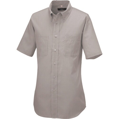 アイトス 半袖ボタンダウンシャツ(コードレーン)(