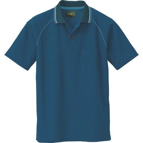 アイトス 制電半袖ポロシャツ(男女兼用) アイアン