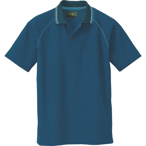 アイトス 制電半袖ポロシャツ(男女兼用) アイアン