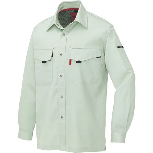 アイトス 長袖シャツ(薄地)(男女兼用) アースグ