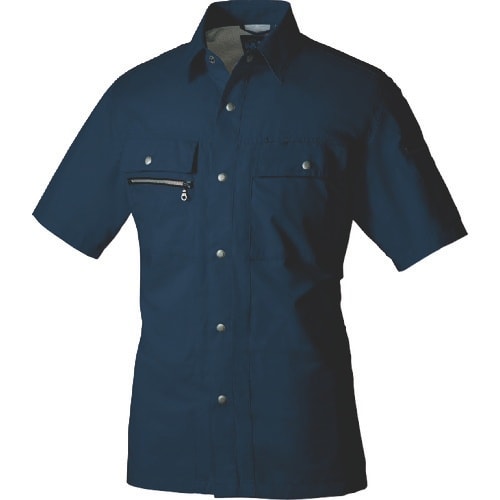 アイトス 半袖シャツ ネイビー 3L