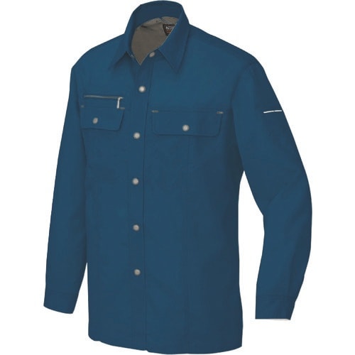 アイトス 長袖シャツ(男女兼用)(薄地) フォレス