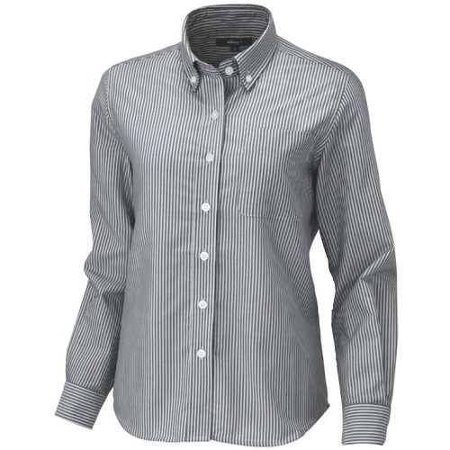 アイトス レディース長袖オックスボタンダウンシャツ