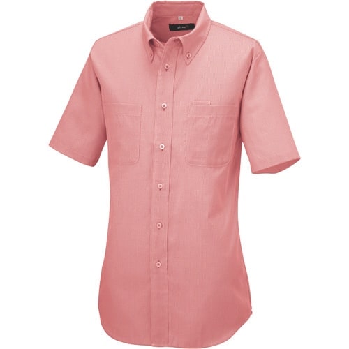 アイトス 半袖ボタンダウンシャツ(コードレーン)(