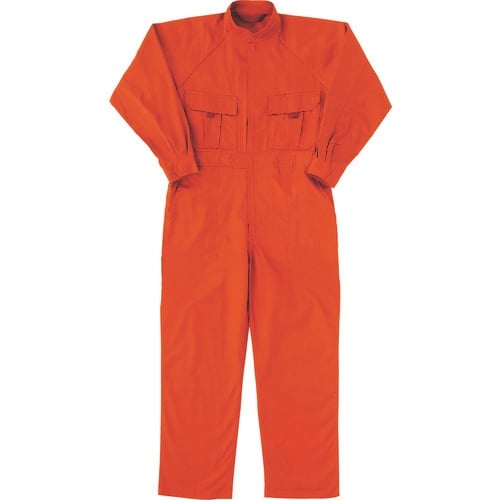 アイトス ツナギ レスキューオレンジ M