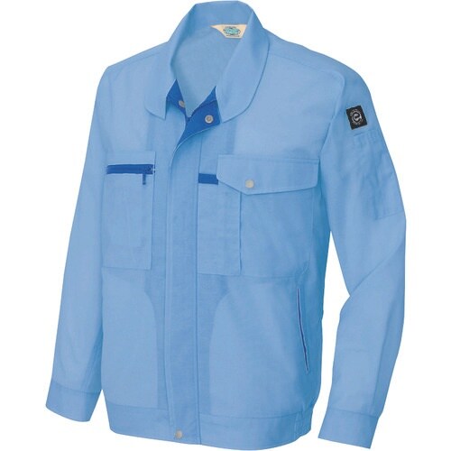 アイトス 長袖サマーブルゾン(男女兼用) サックス