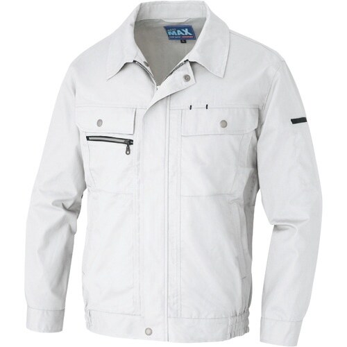 アイトス 長袖サマーブルゾン シルバーグレー 4L