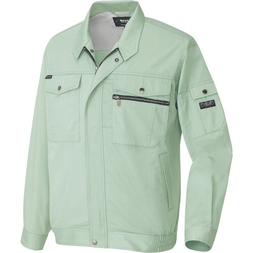 アイトス 長袖サマーブルゾン(男女兼用) グリーン