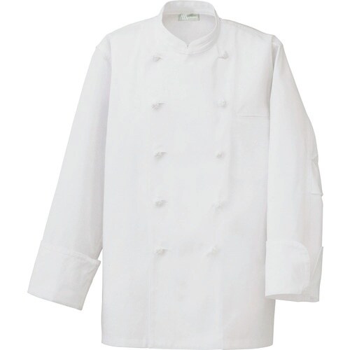 アイトス コックコート(男女兼用) ホワイト 6L