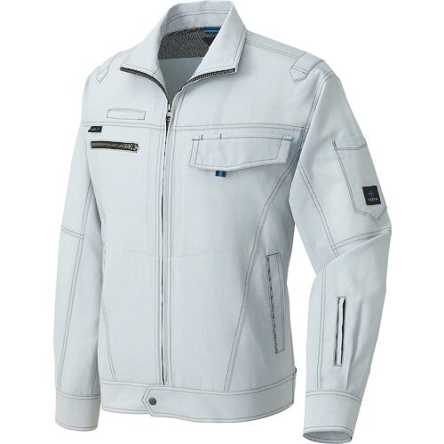 アイトス 長袖サマーブルゾン(男女兼用) ライトグ