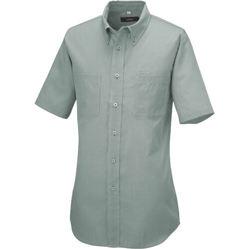 アイトス 半袖ボタンダウンシャツ(コードレーン)(