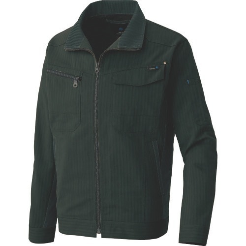 アイトス 長袖サマーブルゾン カーキブラック LL