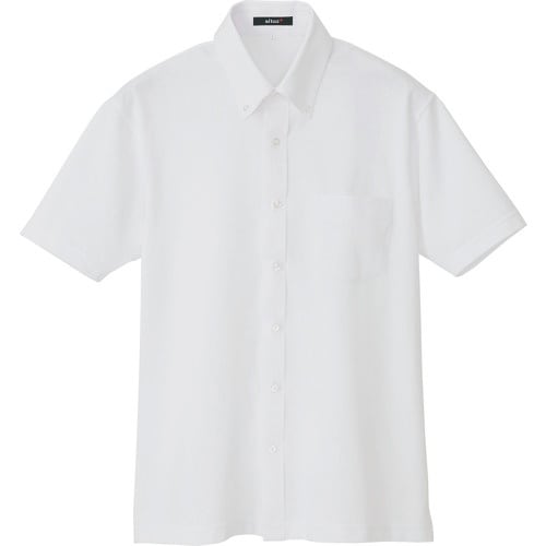 アイトス 半袖ニットボタンダウンシャツ(男女兼用)