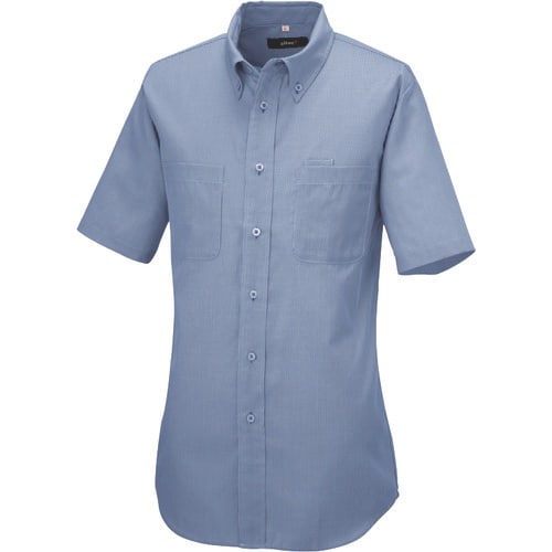 アイトス 半袖ボタンダウンシャツ(コードレーン)(