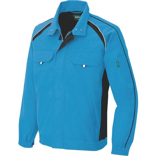 アイトス 長袖サマーブルゾン スカイブルー LL