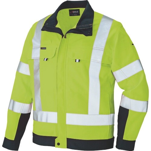 アイトス 長袖ブルゾン(男女兼用) ハイパーイエロ