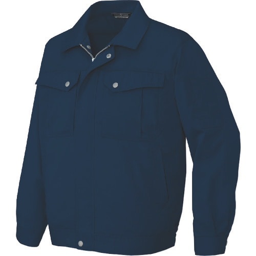 アイトス 長袖サマーブルゾン(男女兼用) ネイビー