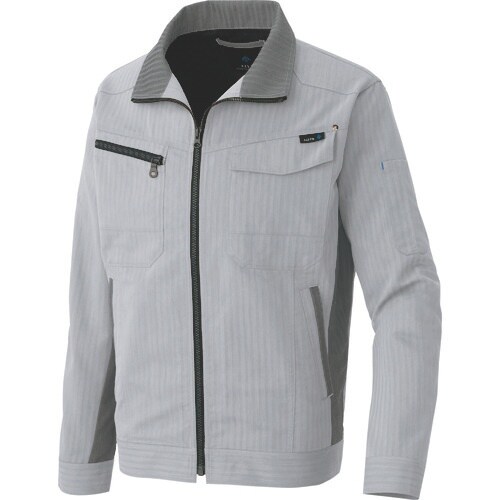 アイトス 長袖サマーブルゾン シルバーグレー 4L