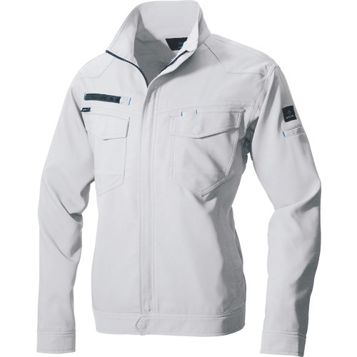 アイトス 長袖サマーブルゾン(男女兼用) シルバー