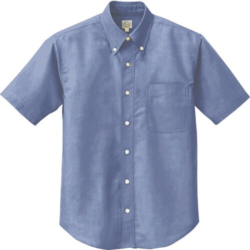 アイトス 半袖T/Cオックスボタンダウンシャツ(男