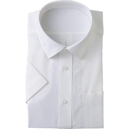 アイトス 半袖カッターシャツ ホワイト 4L