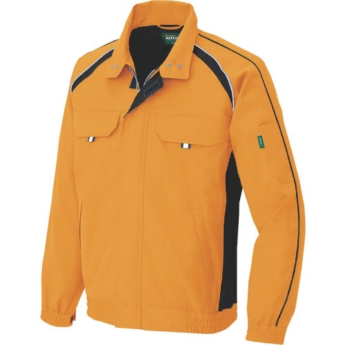 アイトス 長袖サマーブルゾン オレンジ LL