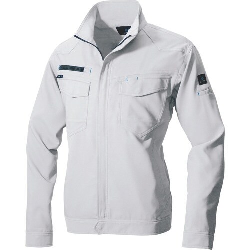 アイトス 長袖サマーブルゾン(男女兼用) シルバー