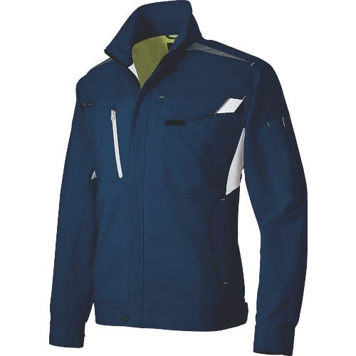 アイトス 長袖サマーブルゾン(男女兼用) ネイビー