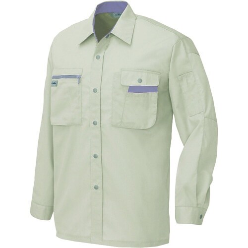 アイトス 長袖シャツ(男女兼用)(薄地) アースグ