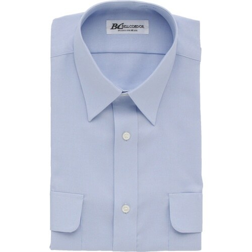 アイトス 半袖カッターシャツ(3035) サックス