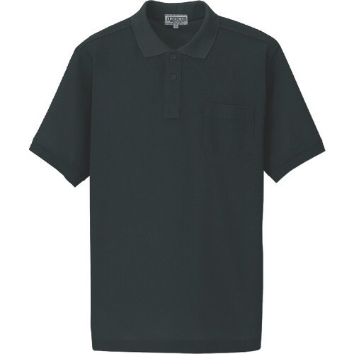 アイトス 半袖ポロシャツ(男女兼用) ブラック 5