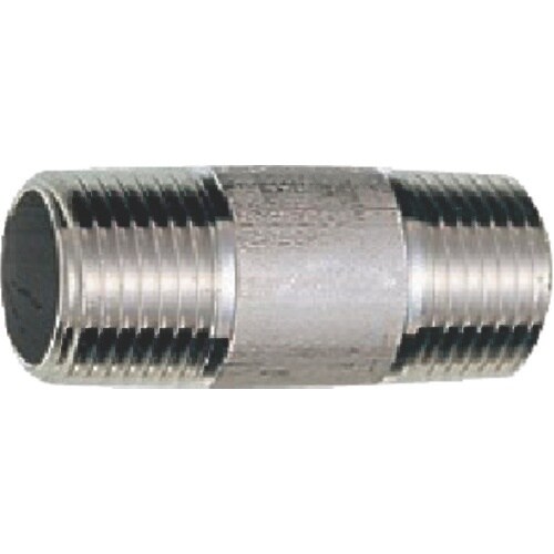 SANEI ステンレス長ニップル 呼び13 全長1