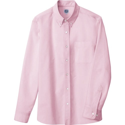 アイトス メンズ長袖オックスボタンダウンシャツ ピ