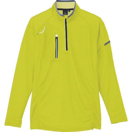 アイトス 長袖ハーフZIPシャツ(男女兼用) ライ