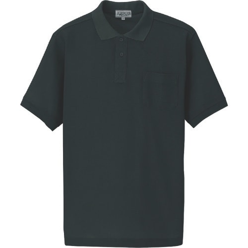 アイトス 半袖ポロシャツ(男女兼用) ブラック 3