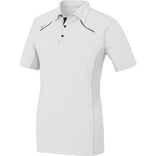 アイトス 半袖ポロシャツ ホワイト LL