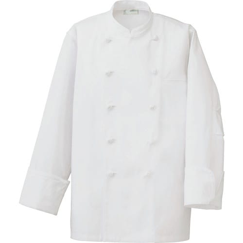 アイトス コックコート(男女兼用) ホワイト SS