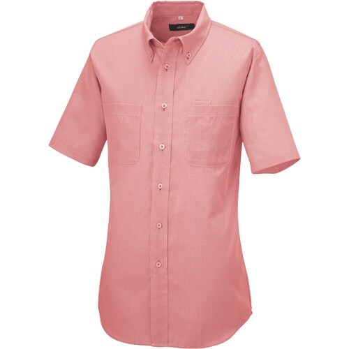 アイトス 半袖ボタンダウンシャツ(コードレーン)(