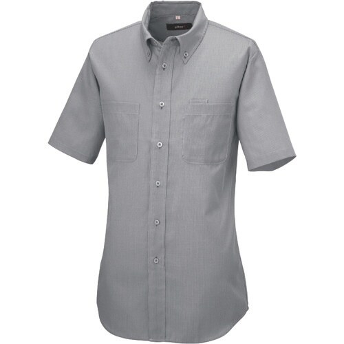 アイトス 半袖ボタンダウンシャツ(コードレーン)(